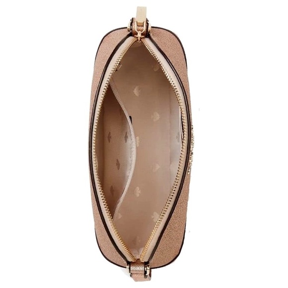 Kate Spade ♠️ Tinsel Small Dome Crossbody in the color Rose Gold Glitter
NWT - Picture 3 of 5